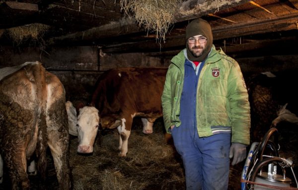 Luca Guerrini, allevatore di Amatrice. Foto di Roger Lo Guarro.