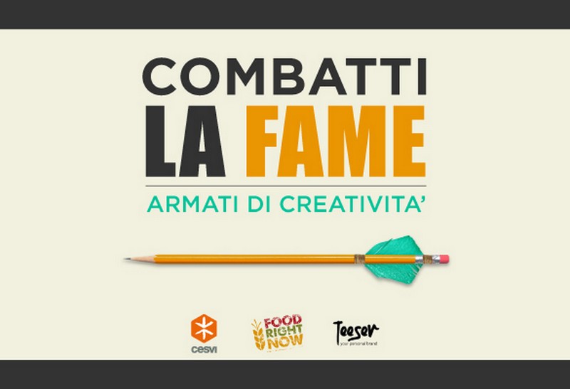 Partecipa la contest creativo organizzato da Cesvi e Teeser per combattere la fame nel mondo!