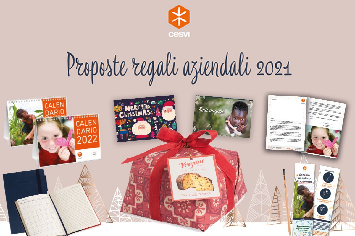 Regali aziendali solidali 2021: con Cesvi il Natale è speciale